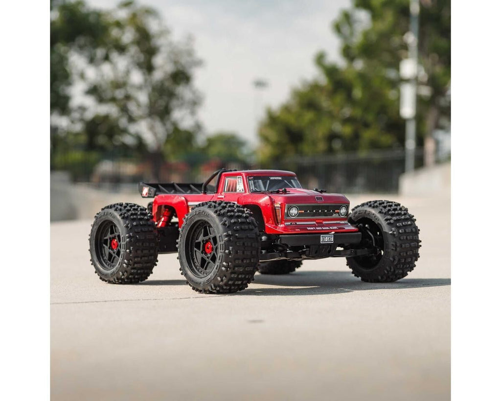 Arrma Outcast 4S V2 BLX Brushless RTR 1/10 Scale Stunt Truck (Red) ARA4410V2T4