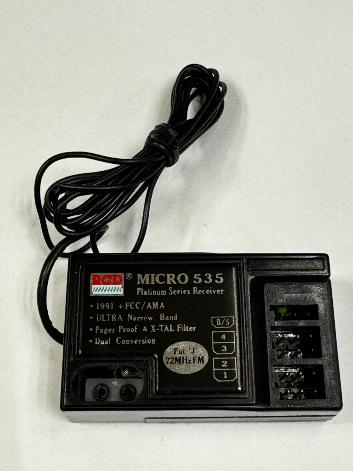 Excellent Hitec Micro 535 Negative Shift 72mhz RC Airplane Receiver Futaba Hitec