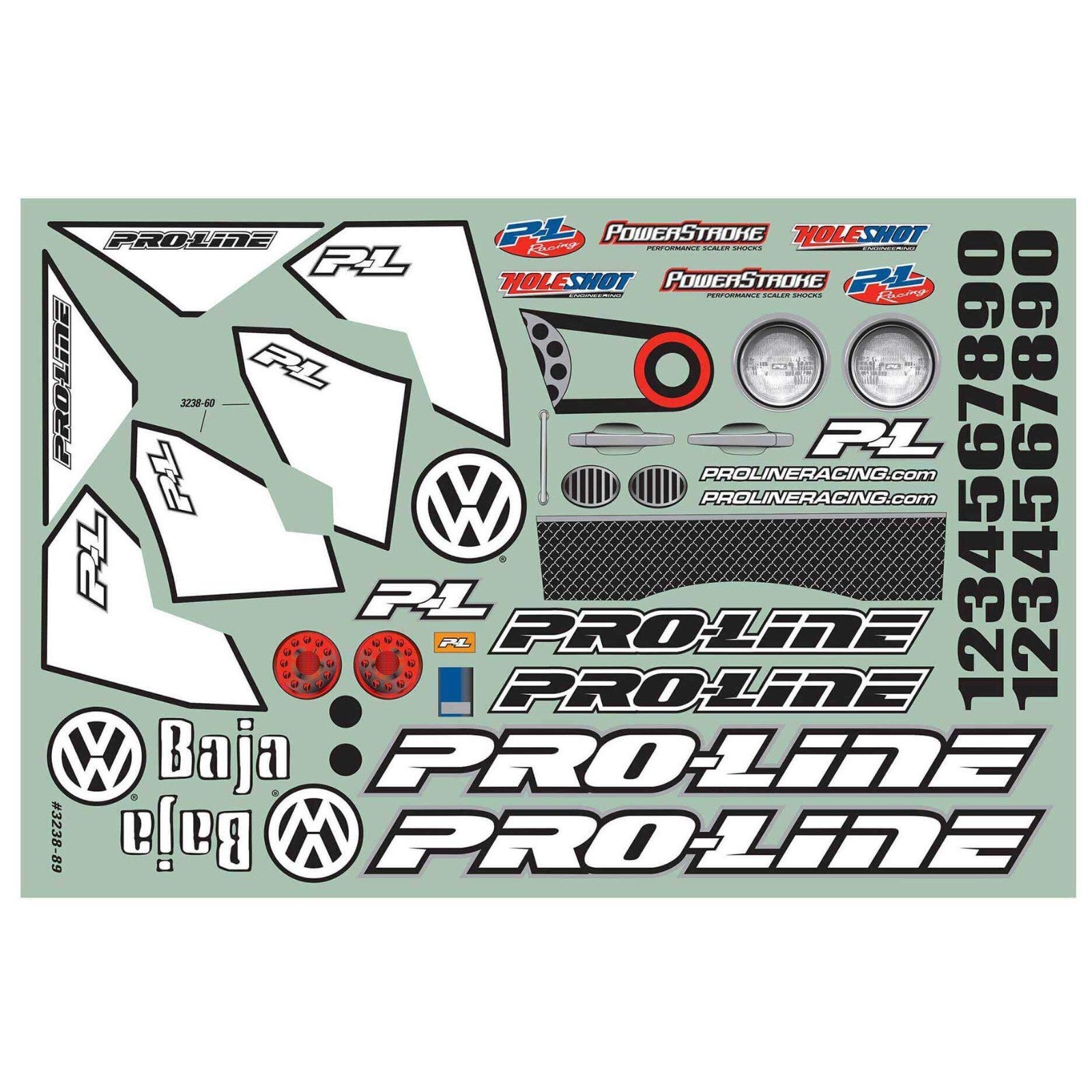 Pro-Line 3238-62 - Short Course VW Baja Bug 1/10 Clear Body