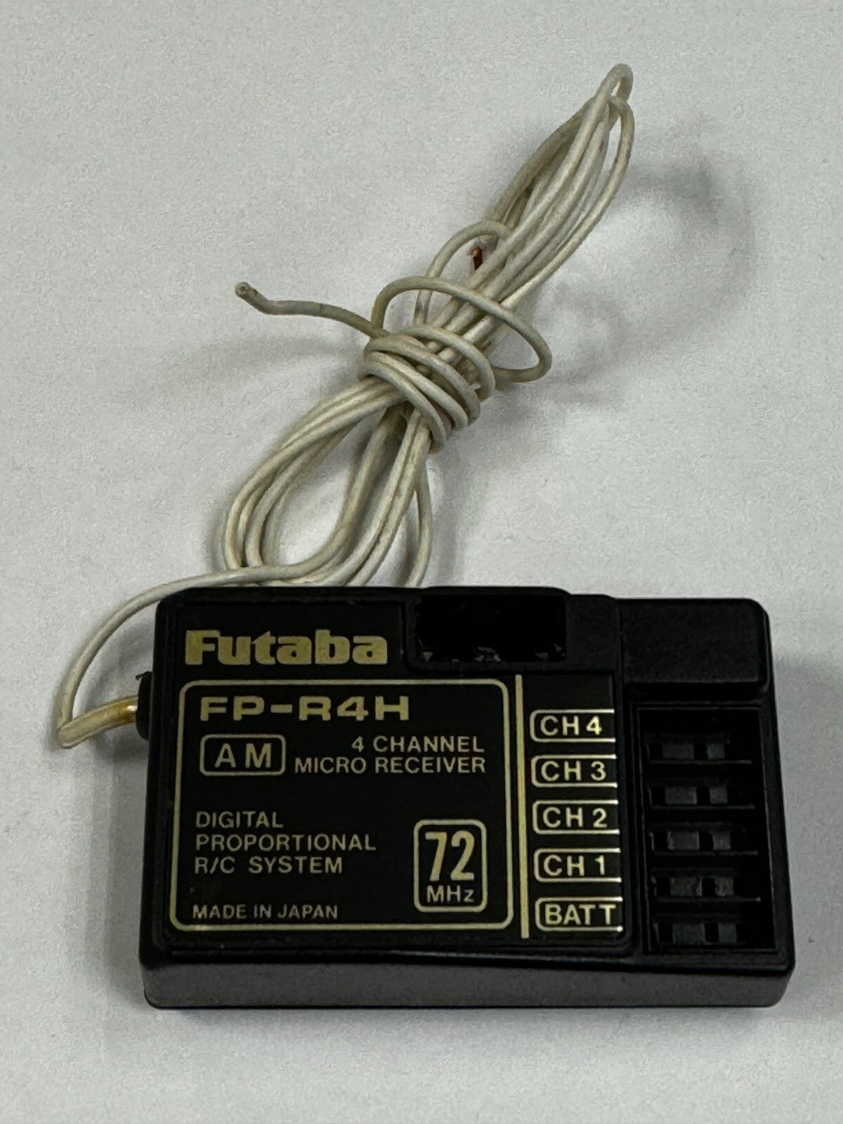 Really Nice Futaba FP-R4H R4H AM 72mhz RC Airplane Receiver RX G Plug