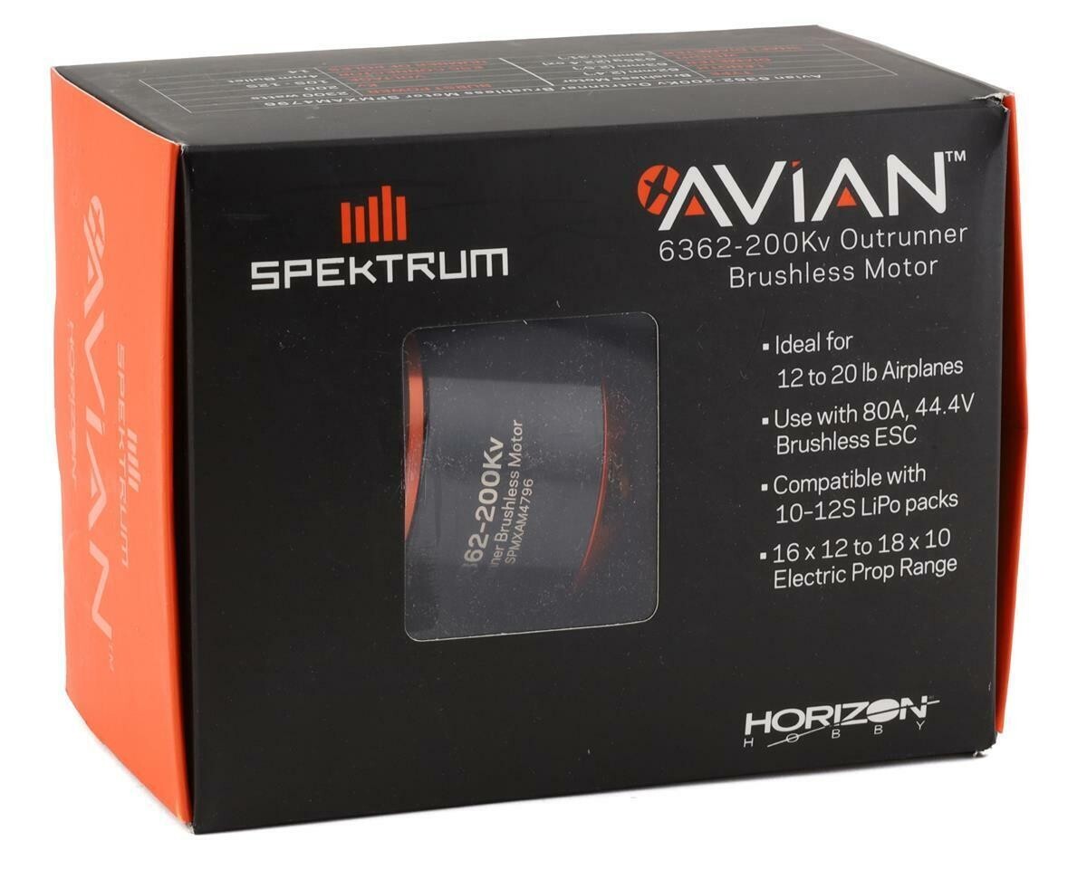 Spektrum Avian 6362-200Kv : Same as Rimfire 1.70 Brushless Electric RC Motor