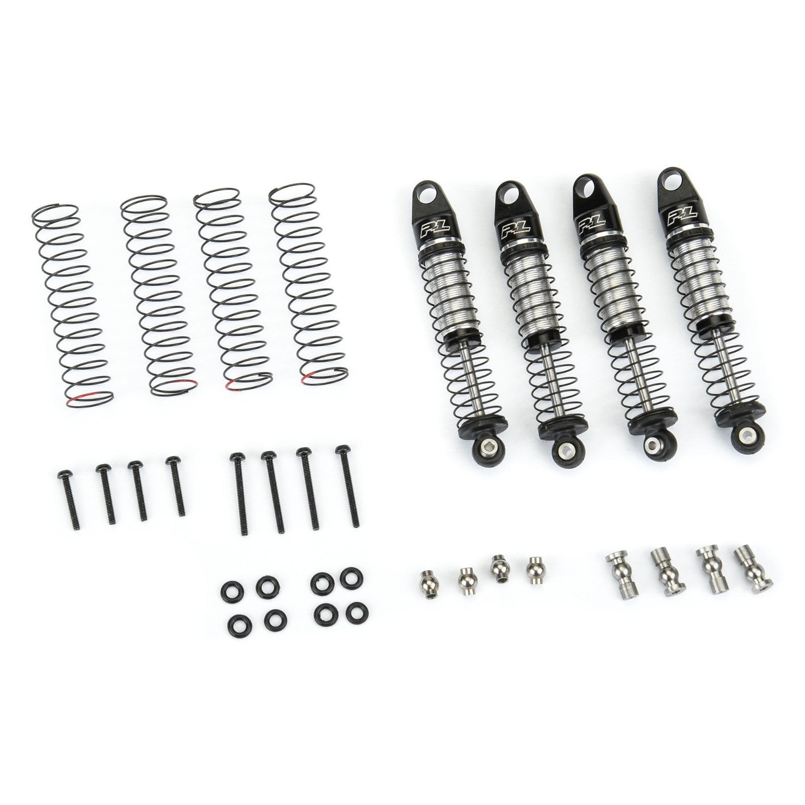 ProLine PRO639100 639100 Big Bore Scaler Shocks 50mm 4 for Axial SCX24 & AX24