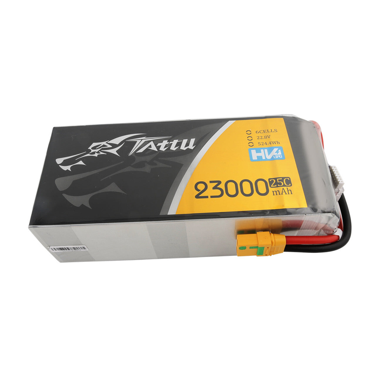 Tattu 22.8V 25C 6S 23000mAh Lipo Battery With XT90-S XT90 Plug For UAV Drone