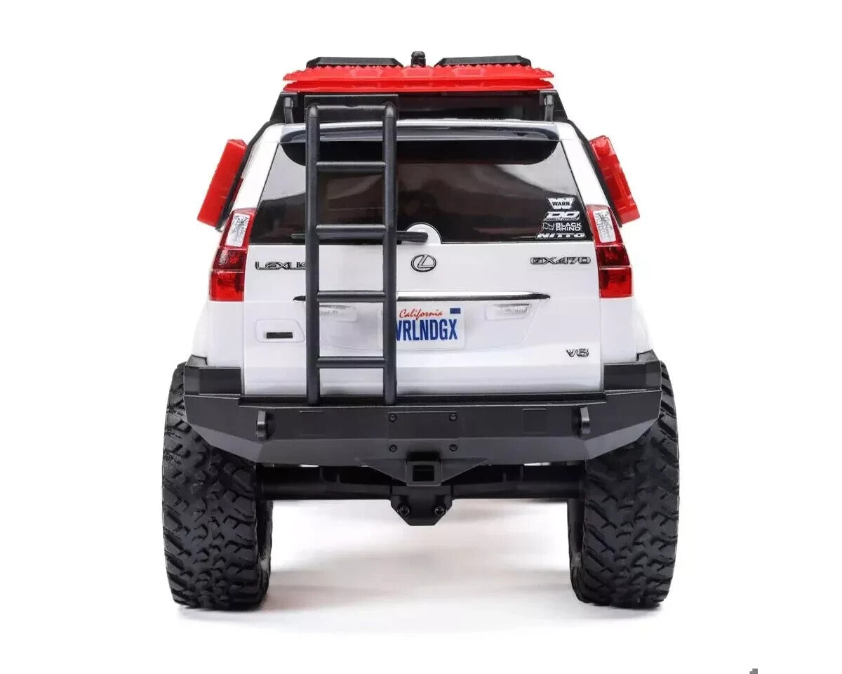 Axial SCX24 Lexus GX 470 1/24 4WD RTR Scale Mini Crawler White AXI1532T1