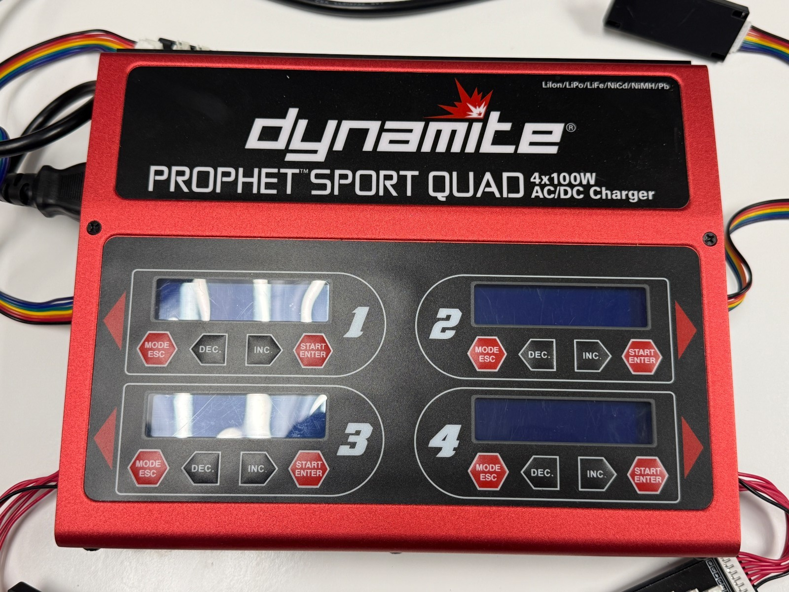 Excellent Prophet Sport Quad 4 X 100W AC / DC RC Lipo Battery Charger DYNC2050