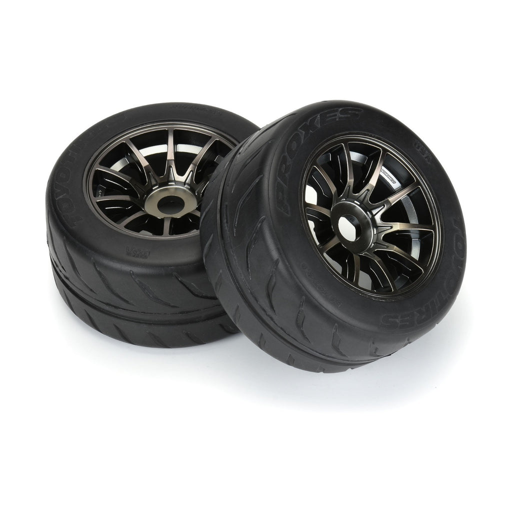 Proline 10200-11 1/7 Toyo Proxes R888R S3 Rear 53/107 2.9" BELTED MTD 17mm