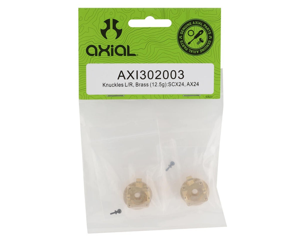 Axial SCX24 / AX24 1/24th Scale RC Brass Knuckles (2) (12.5g) AXI302003