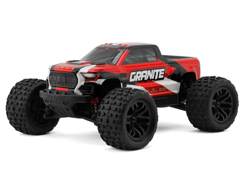 Arrma Granite Grom MEGA 4WD 380 Brushed 1/18 Monster Truck RTR (Red) w/SLT2