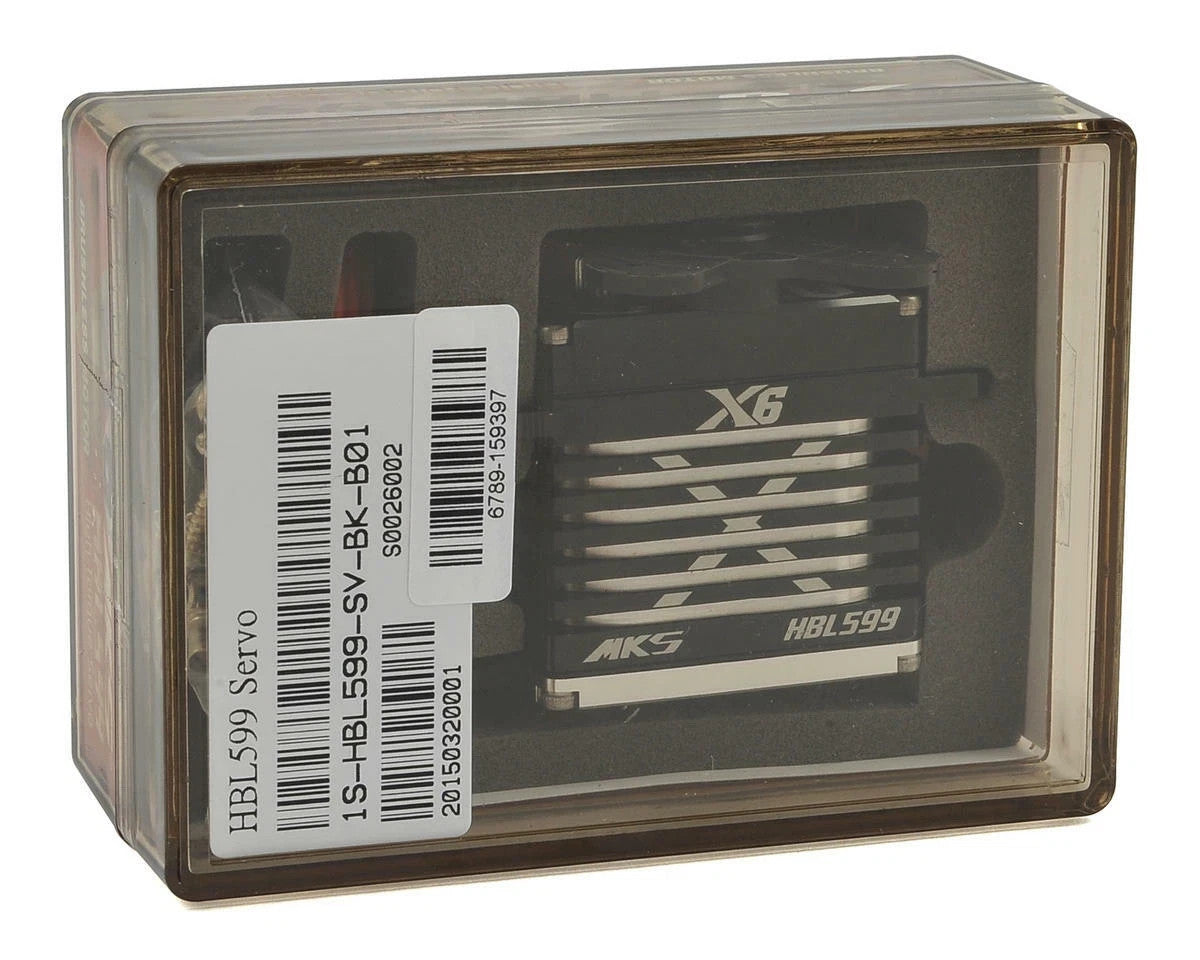 MKS Servos X6 HBL599 Brushless Titanium Gear High Torque Digital Servo HV