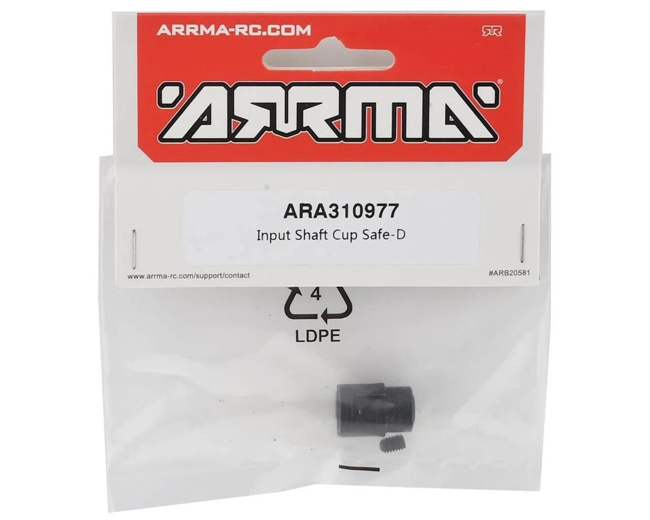 ARRMA Input Shaft Cup Safe-D ARA310977 Elec Car/Truck Replacement Parts