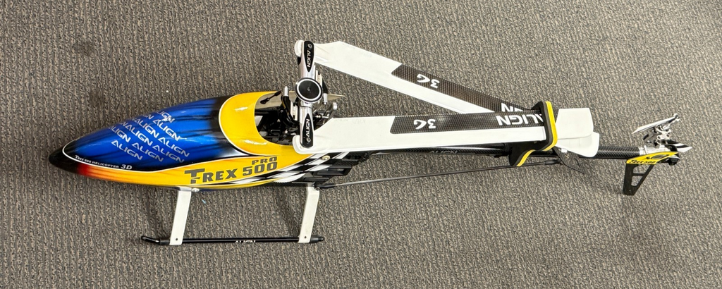 Excellent Align 500 Pro DFC RC Remote Control Flybarless Helicopter Airframe
