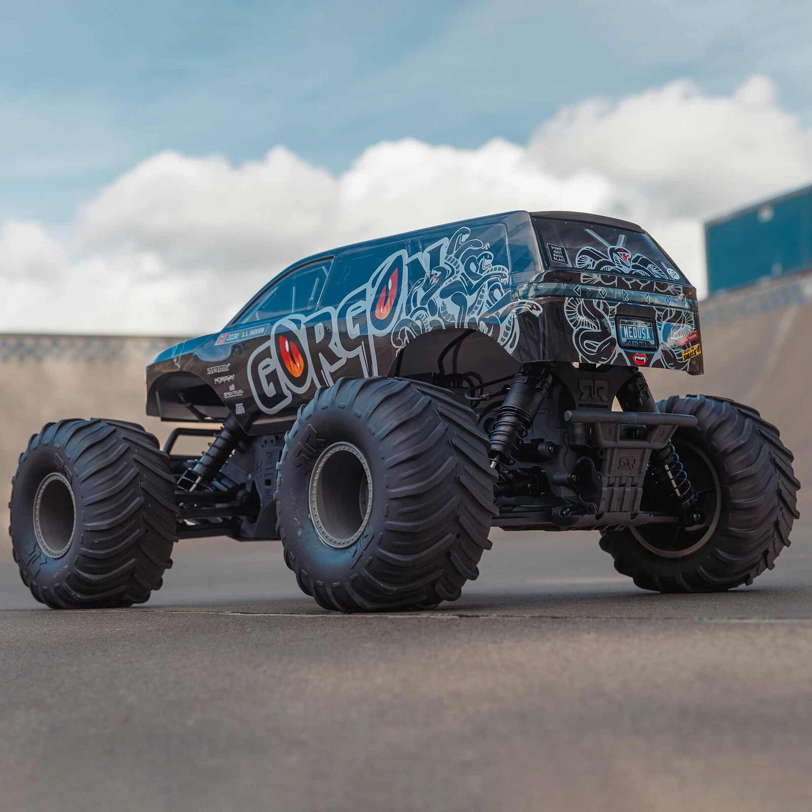 ARRMA ARA3230SKT1 1/10 Gorgon 4X2 MEGA Monster Truck Kit w/Battery & Charger