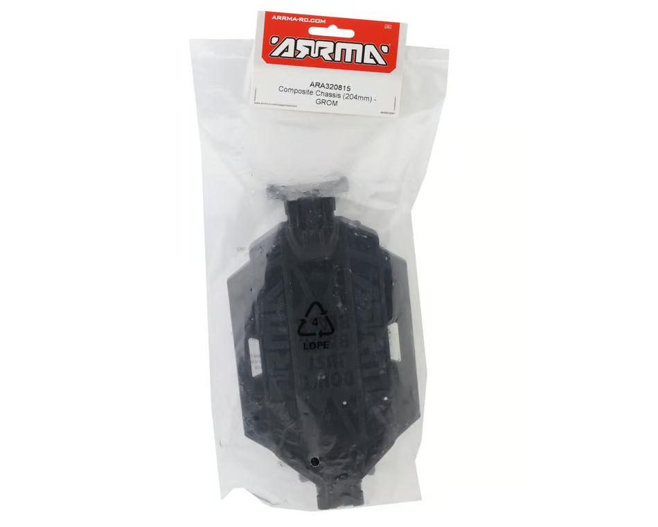 ARRMA Composite Chassis 204mm -for Granite Typhon Mojave GROM ARA320815 320815