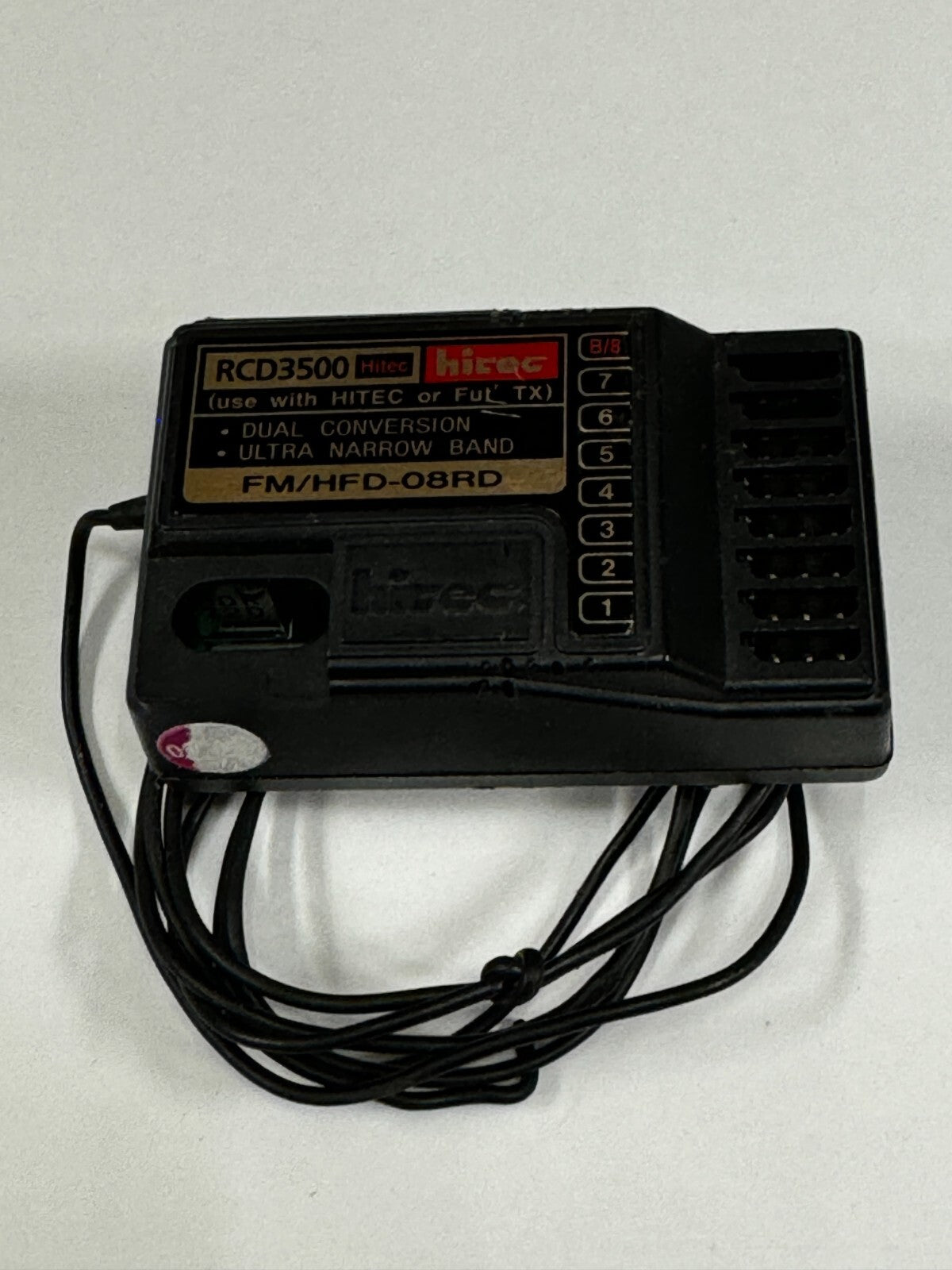 Excellent Hitec RCD3500 Negative Shift 72mhz RC Airplane Receiver : Futaba Hitec