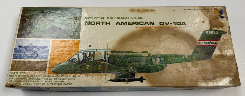 Hawk 1/48 Scale Plastic Model North American OV-10A Airplane Kit #561