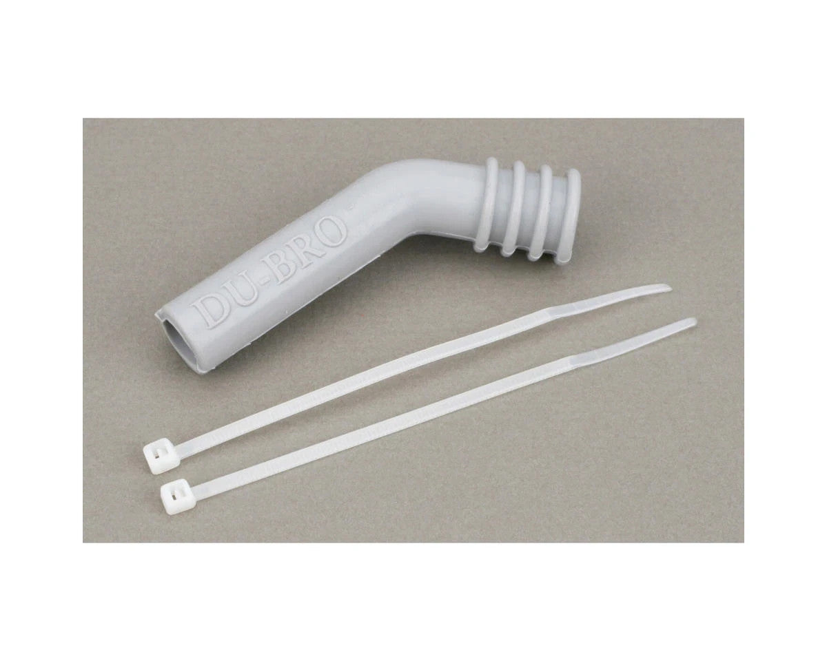 DuBro RC Remote Control Nitro Engine Exhaust Deflector .35 to .91 Engines DUB697