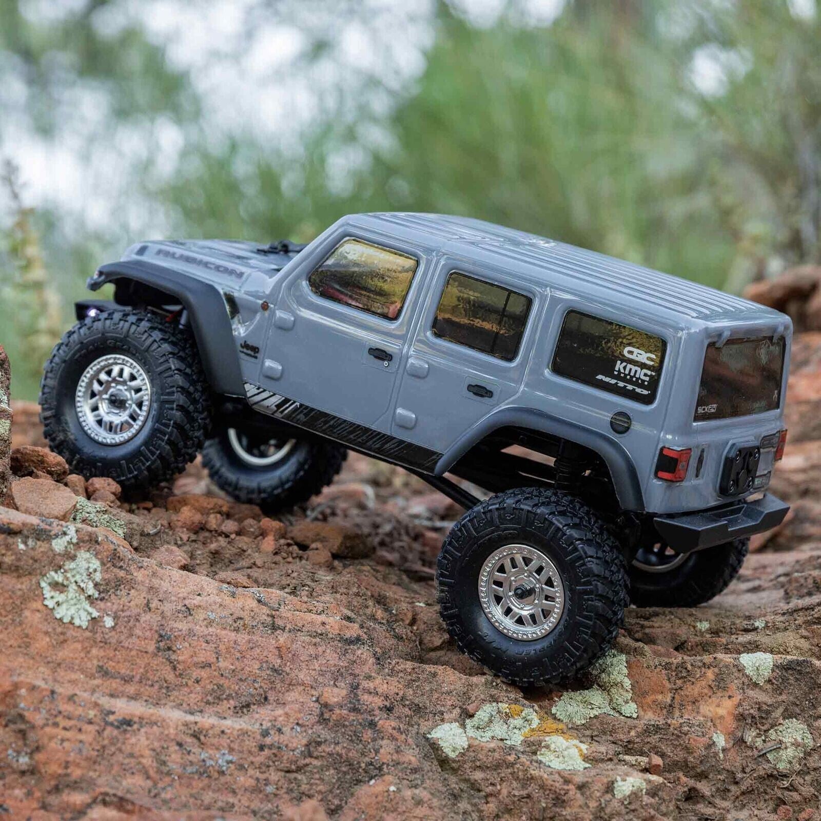 Axial AXI00002V3T3 SCX24 V3 RTR Ready To Run Jeep Wrangler Unlimited Body Gray
