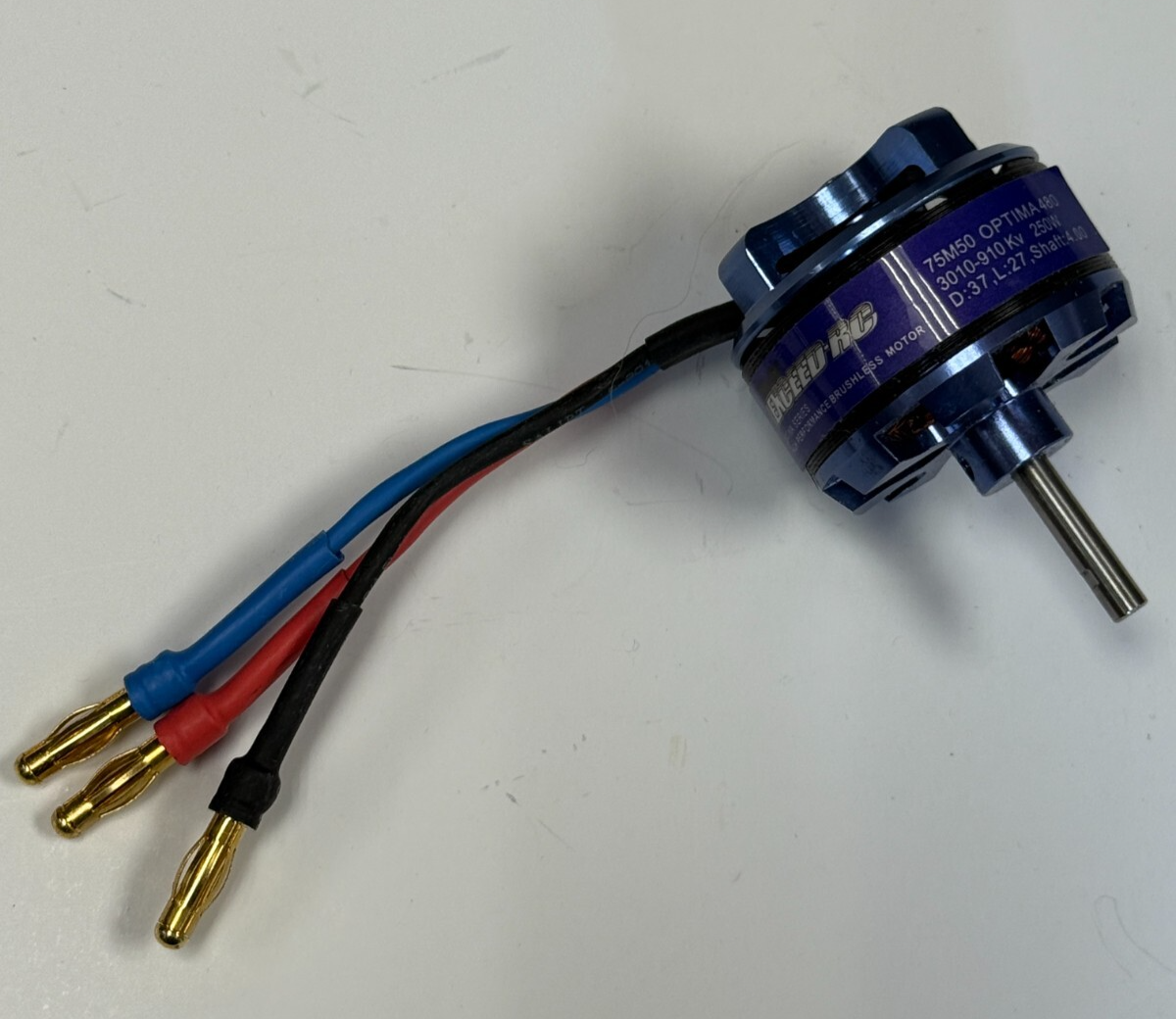 Exceed RC High Performance Brushless Motor 75M50 910kv 3010-910kv 250W