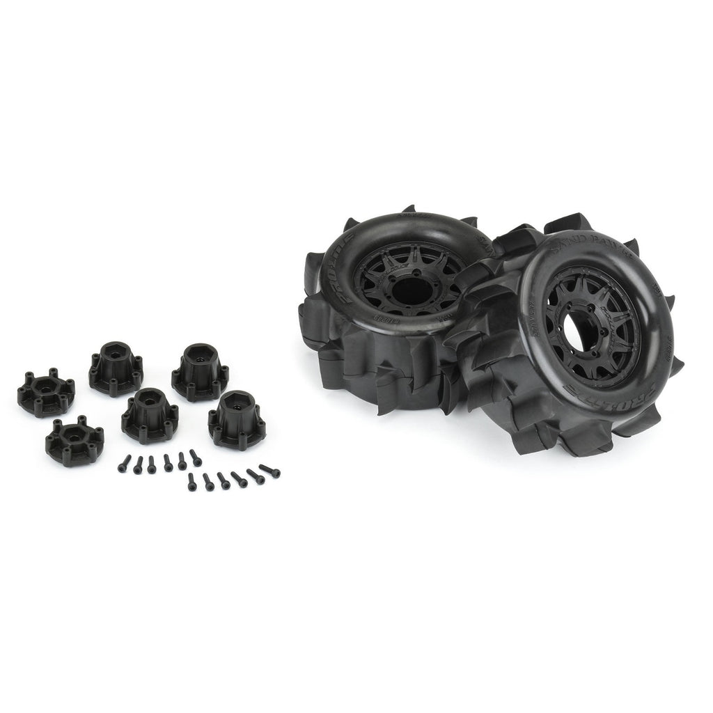 ProLine PRO1024910 1/10 Sand Paw HP BELTED F/R 2.8" MT Tires MTD 12/14mm Raid