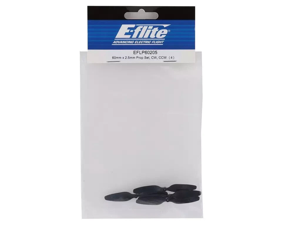 E-flite EFlite UMX Ultrix 60x2.5mm RC Electric Prop Propeller Set (4) EFLP60205