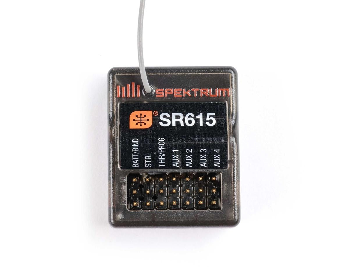 Spektrum RC SR615 2.4GHz DSMR Water Resistant 6-Channel Receiver SPMSR615