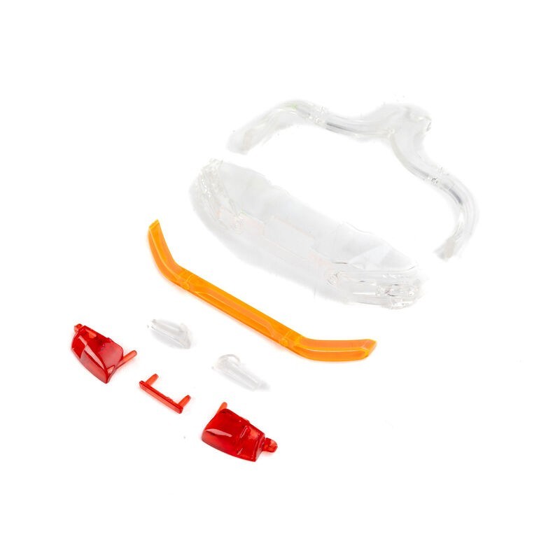 Axial AXI-4433 Lens Kit SCX30 Toyota Tacoma Headlight Taillight Light Pipes
