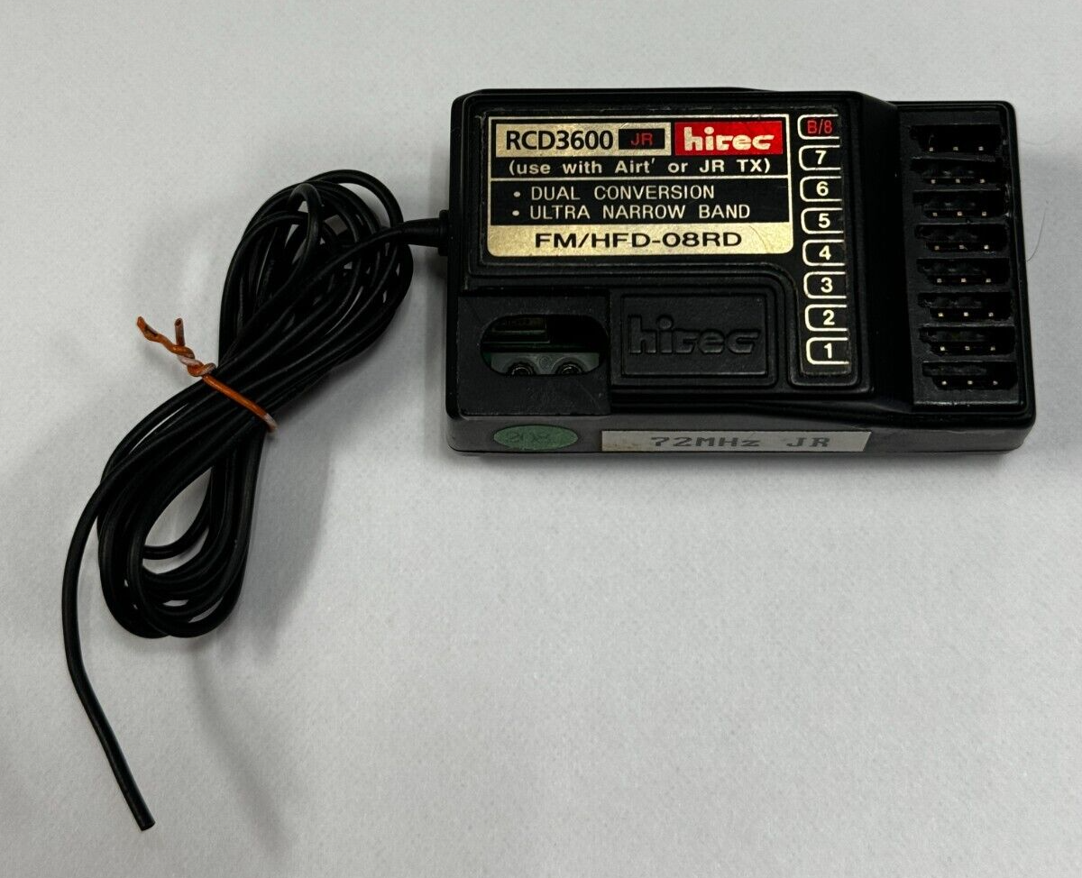 Excellent Hitec RCD3600 Positive Shift 72mhz RC Airplane Receiver : JR Airtronic