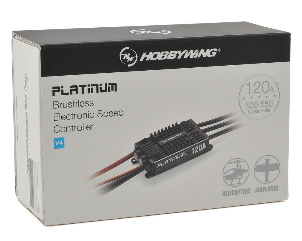 Hobbywing Platinum Pro 120A V4 120 Amp RC Airplane Helicopter ESC HWA30203401