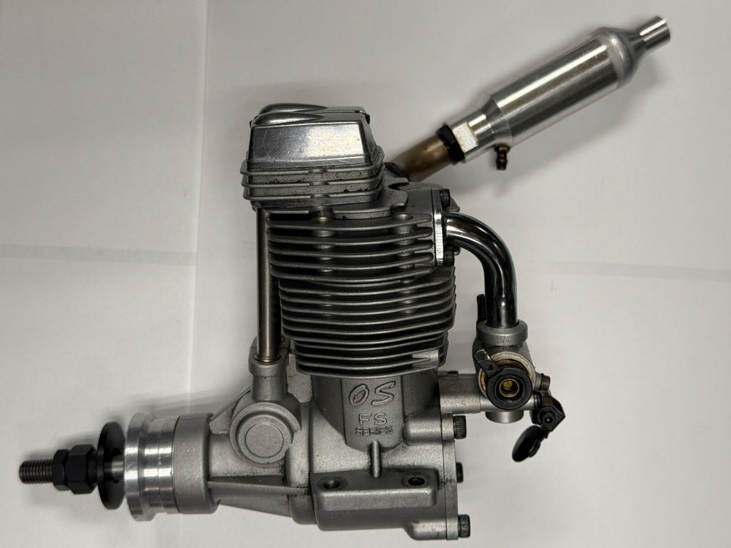 Excellent OS 1.20 120 FS Four Stroke RC Nitro Airplane Engine With Muffler FS120