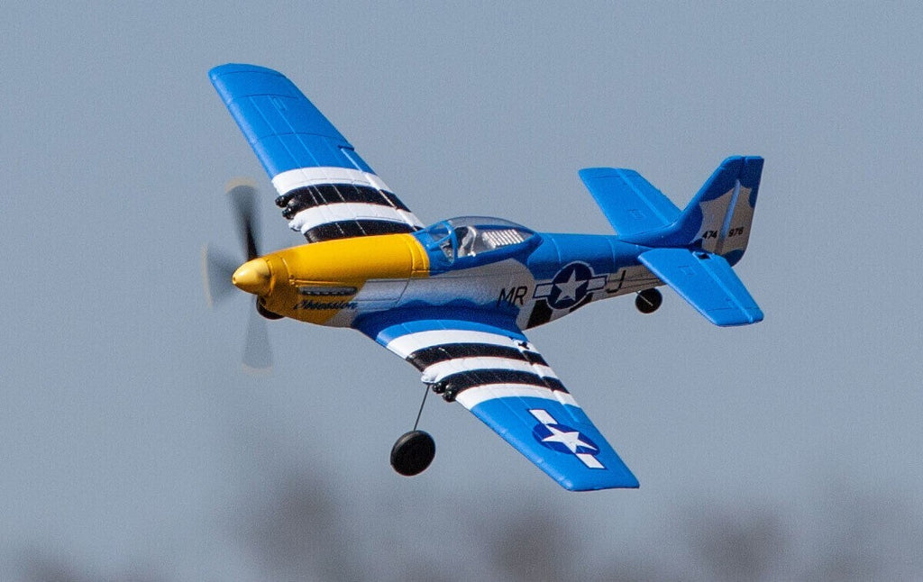 P-51D Mustang Obsession Micro Warbirds RTF RC Airplane w/PASS Stability Assist