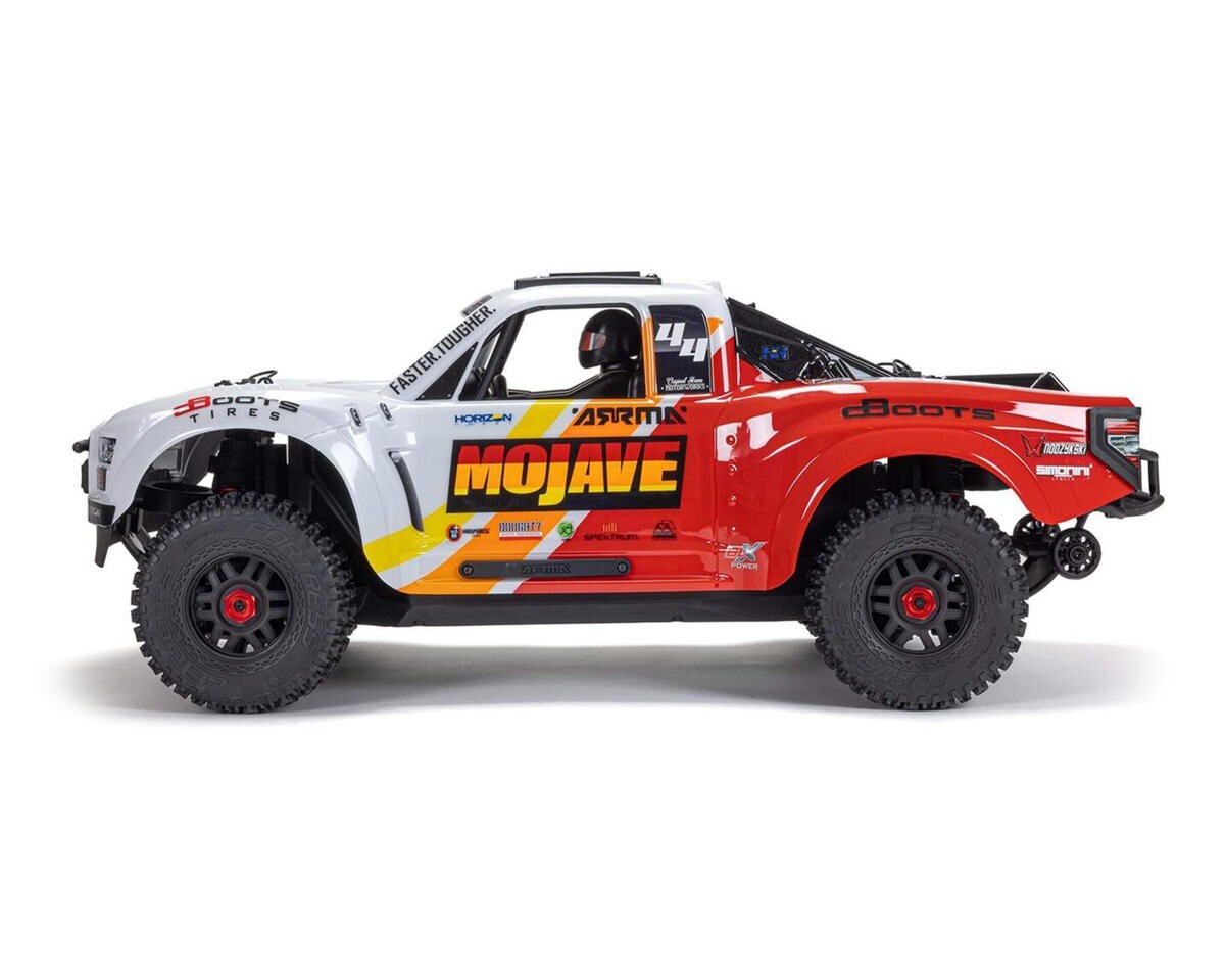 Arrma Mojave 4S BLX Brushless 1/8 4WD RTR Electric Desert Truck White / Red