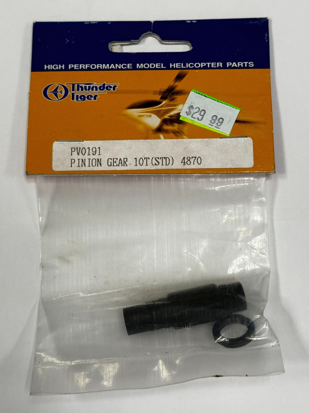 New Thunder Tiger TT RC Helicopter Raptor .60 .90 60 90 Pinion Gear 10T PV0191