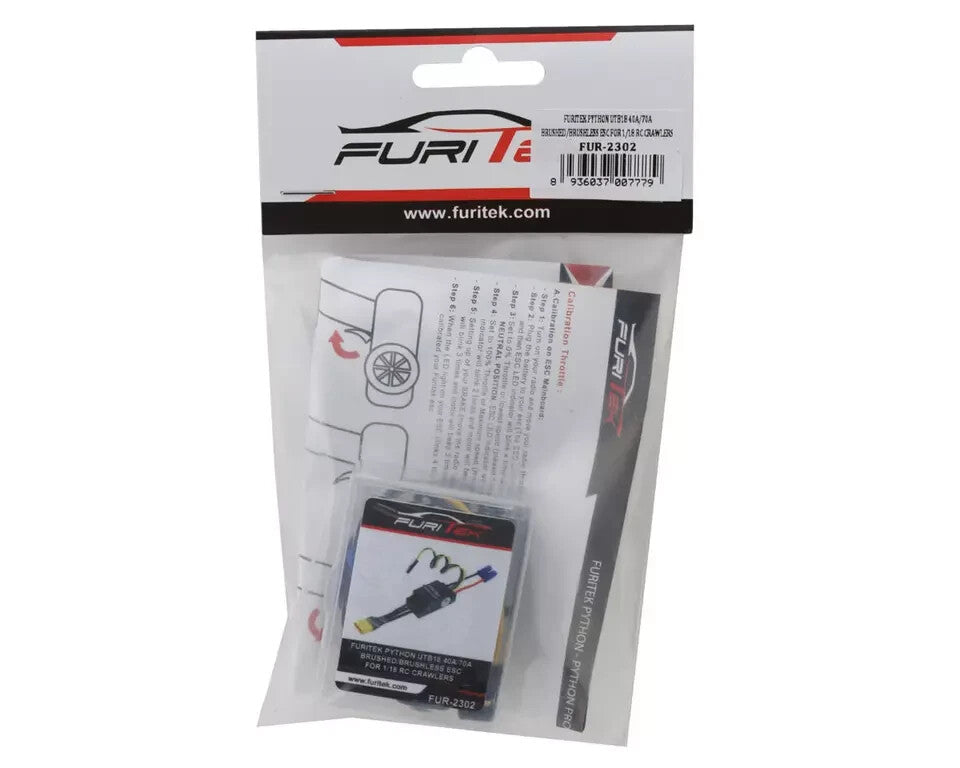 Furitek Axial UTB18 Python 40A /70A Brushless Brushed Micro ESC FUR-2302 FRU2302
