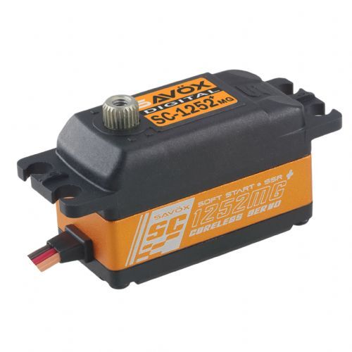 Savox SC-1252MGP 1252MGP Low Profile "Super Speed" Metal Gear Digital RC Servo