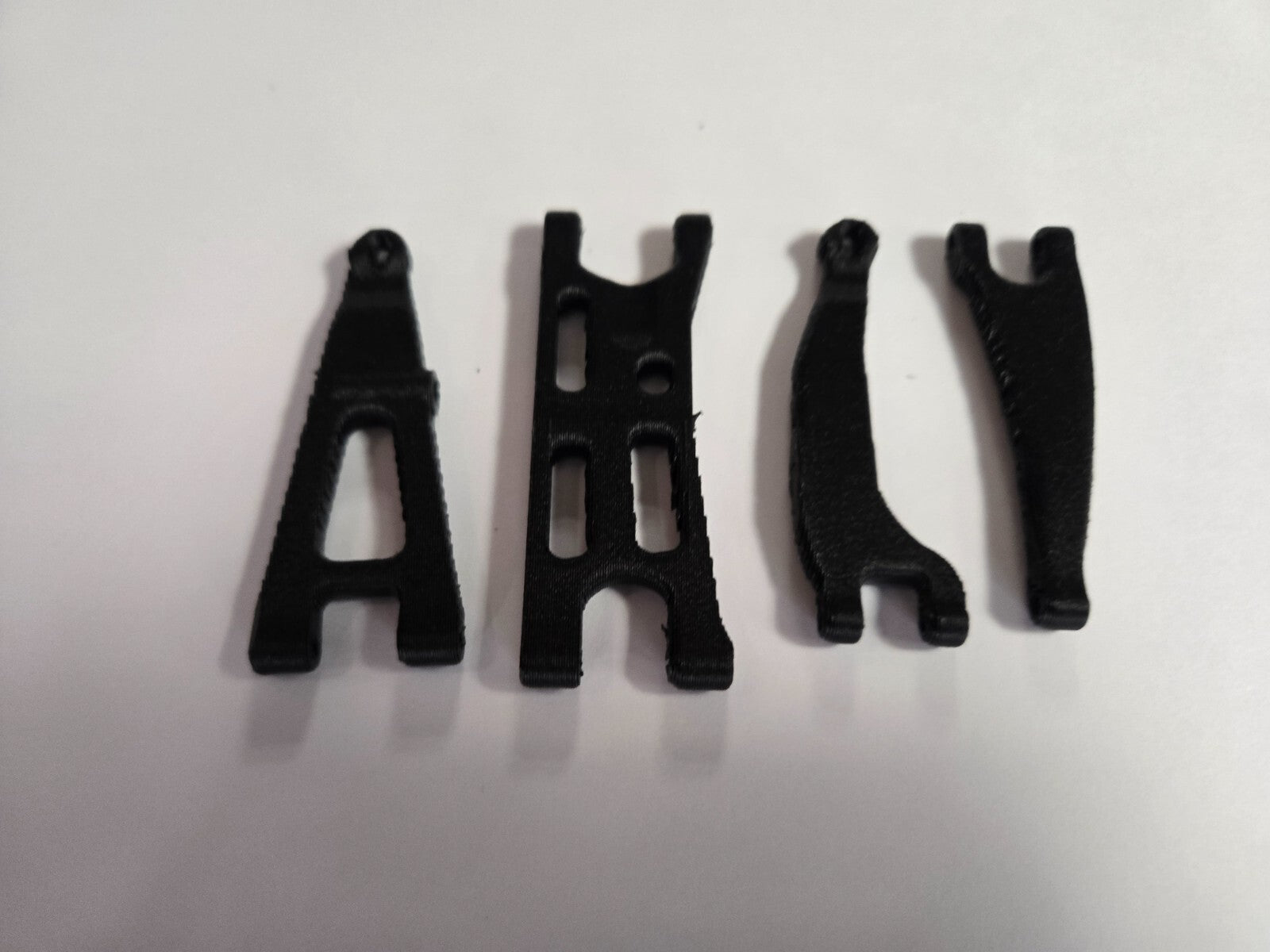 Complete Super Rigid 3D Printed PETG - Carbon Fiber Grom A-Arm Set