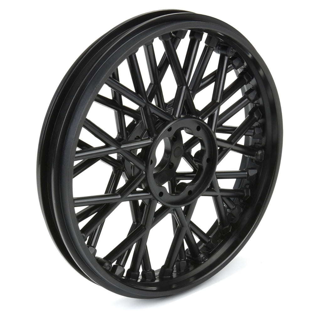 Pro-Line 283203 Bullyspoke V2 Bead Front Wheel Black For PM-MX