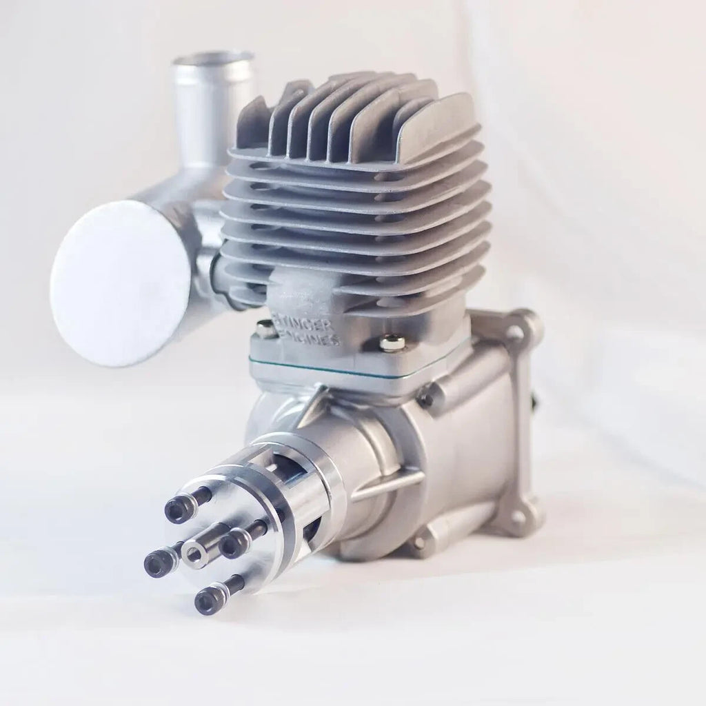 RCGF STINGER 63cc Pro SE Side Gas Two Stroke RC Airplane Engine w/ Pitts Muffler
