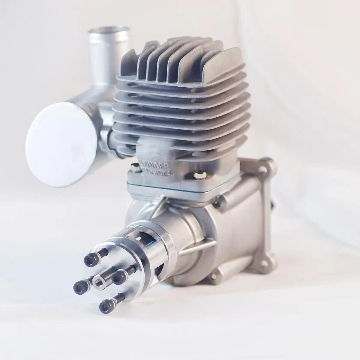RCGF STINGER 63cc Pro SE Side Gas Two Stroke RC Airplane Engine w/ Pitts Muffler