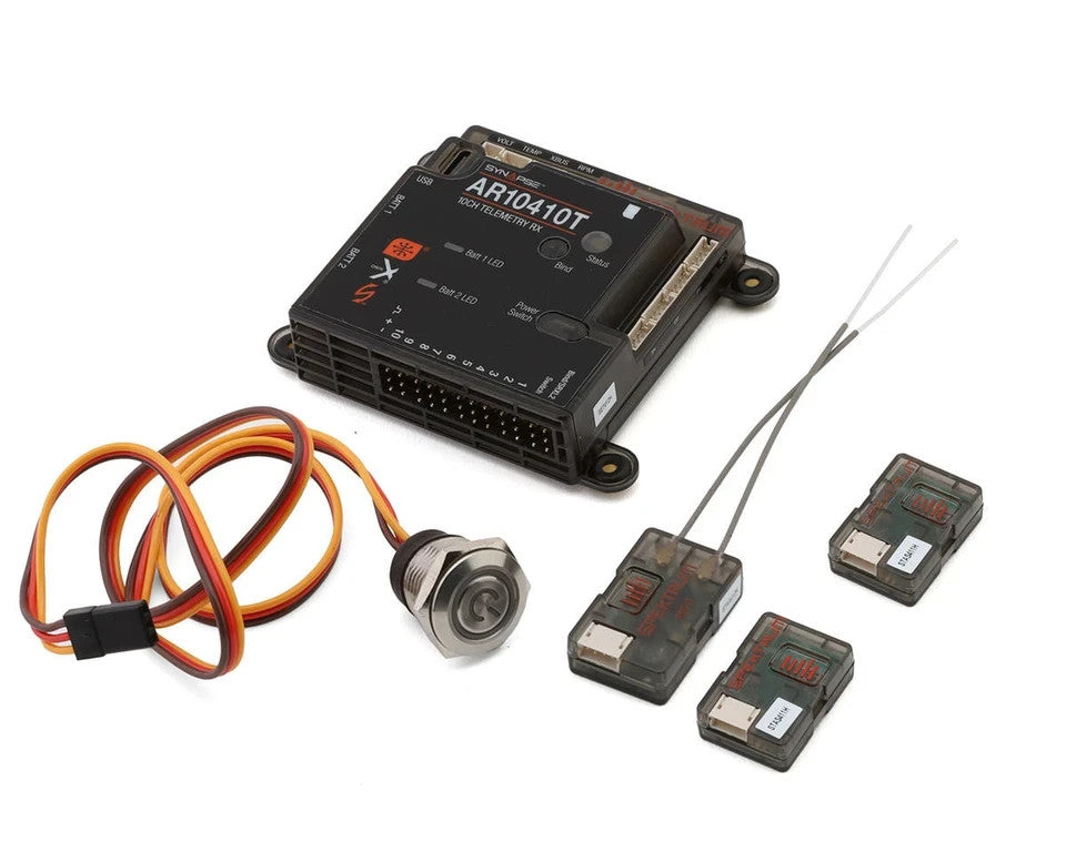 Spektrum RC AR10410T 10 Channel PowerSafe Telemetry Receiver  SPMAR10410T