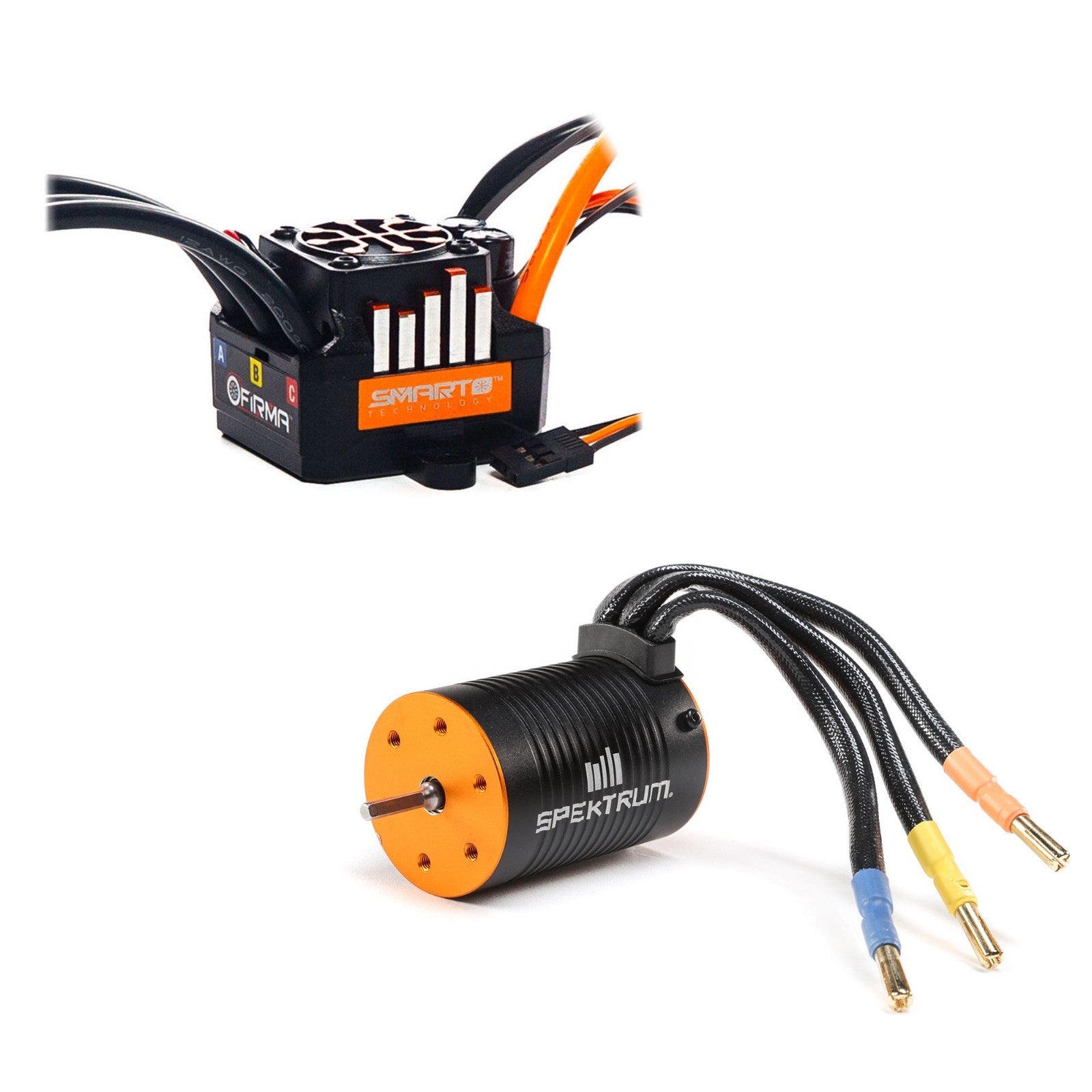 Spektrum SPMXSEMC13 Firma 100A Smart ESC 6500KV Brushless Motor Combo