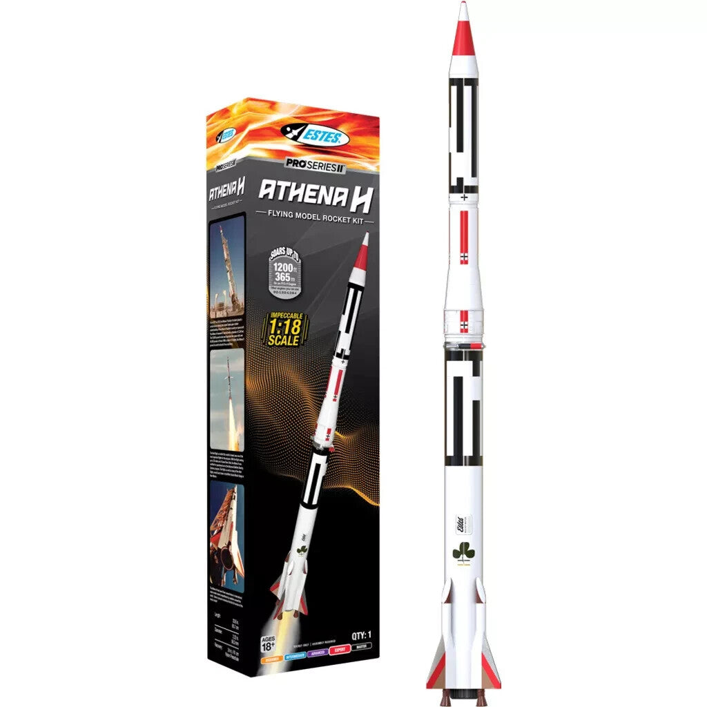 Estes 9725 Athena H Pro Series II Model Rocket Kit EST9725