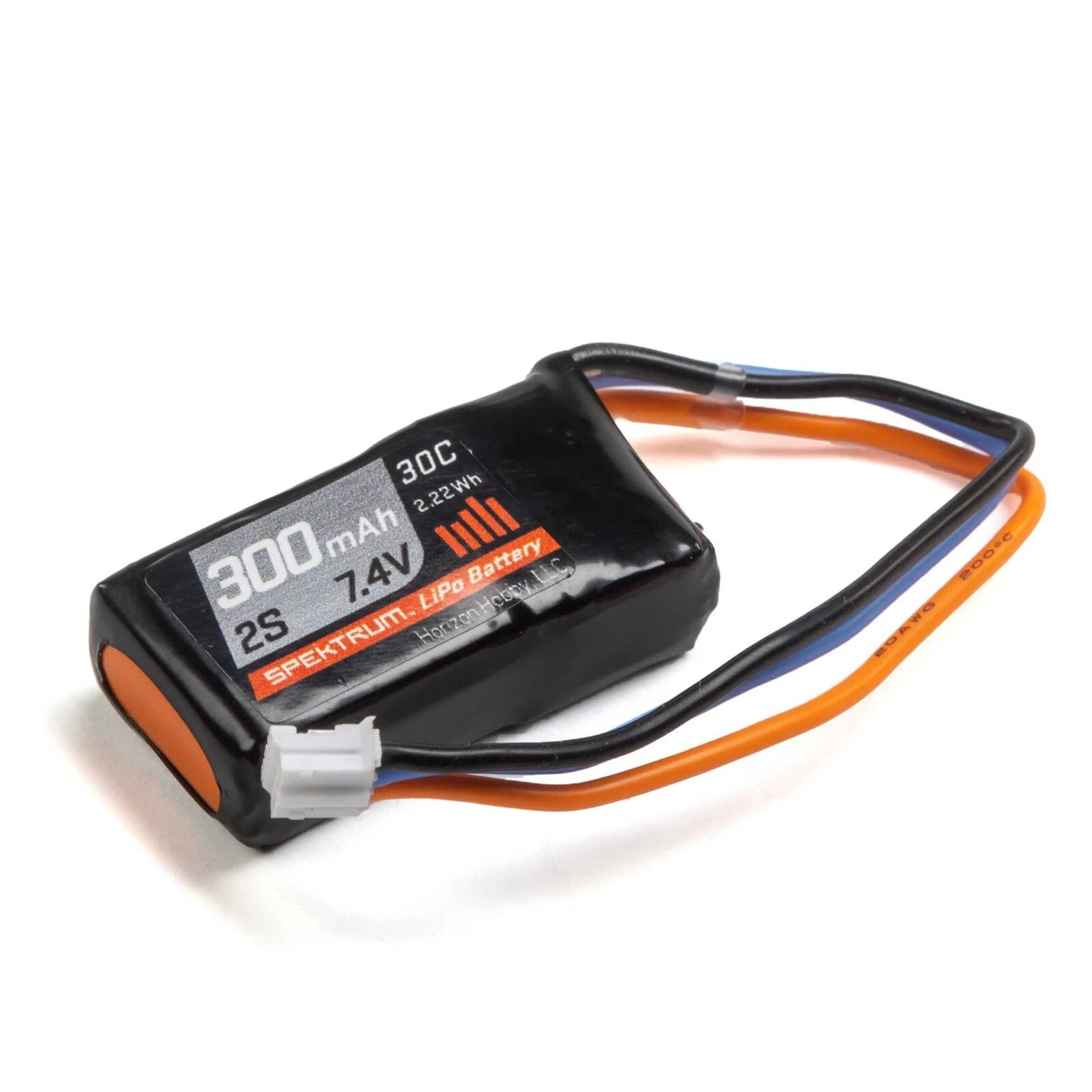 Spektrum 300mAh 7.4V 30C LiPo RC Airplane Battery: PH2.0 - SPMX3002S30
