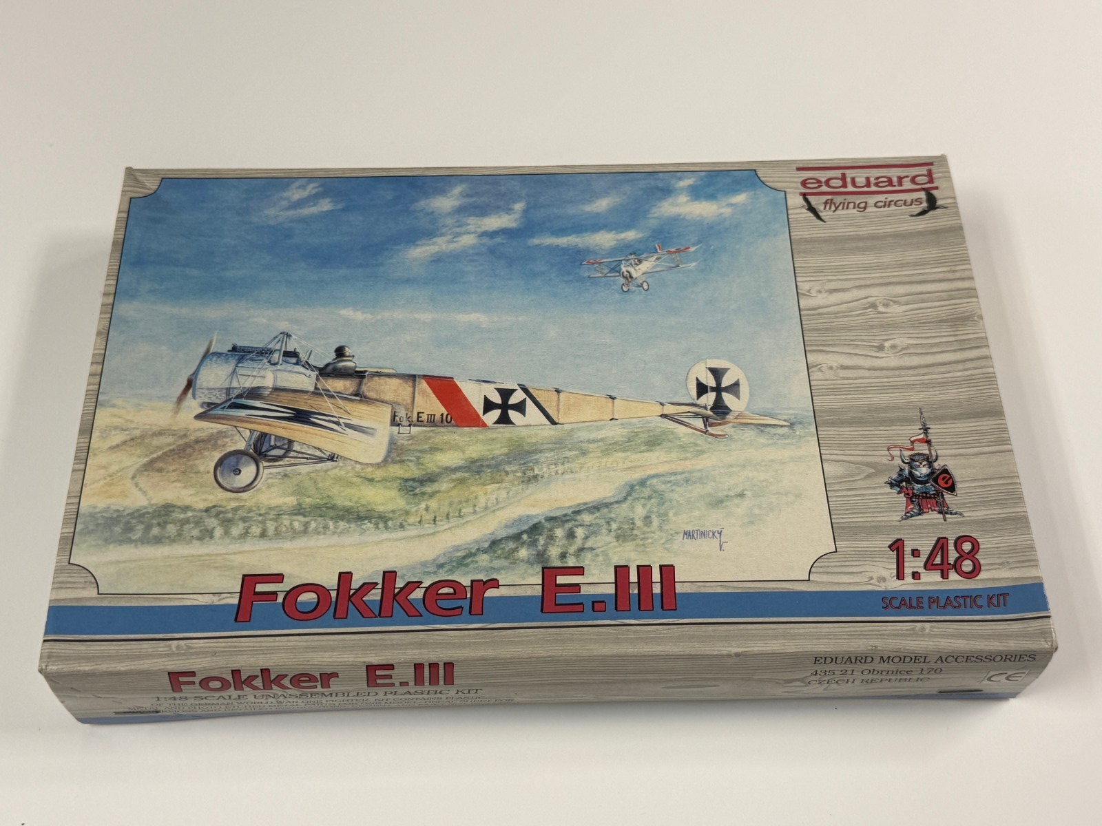 New Fokker E.III Eduard Kit No. 8002 1:48 Scale Plastic Model Airplane Kit