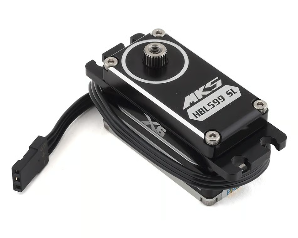 MKS Servos X6 HBL599SL Brushless Titanium Gear Low Profile Digital Servo HV