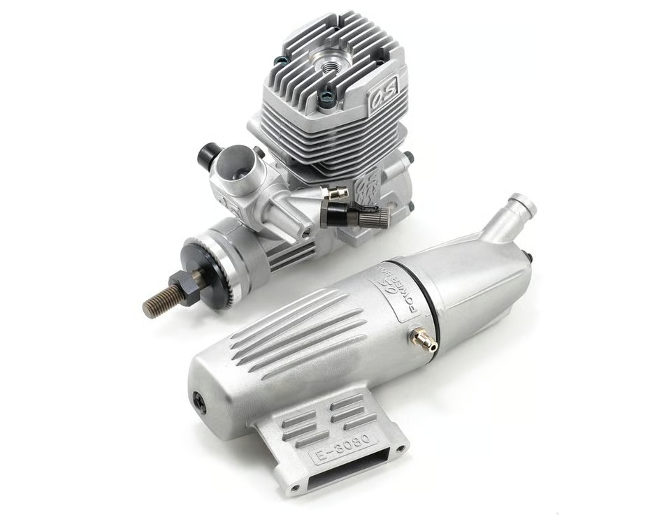 OS 35 .35 AX Two 2 Stroke RC Airplane Engine With Muffler 35AX OSMG0545