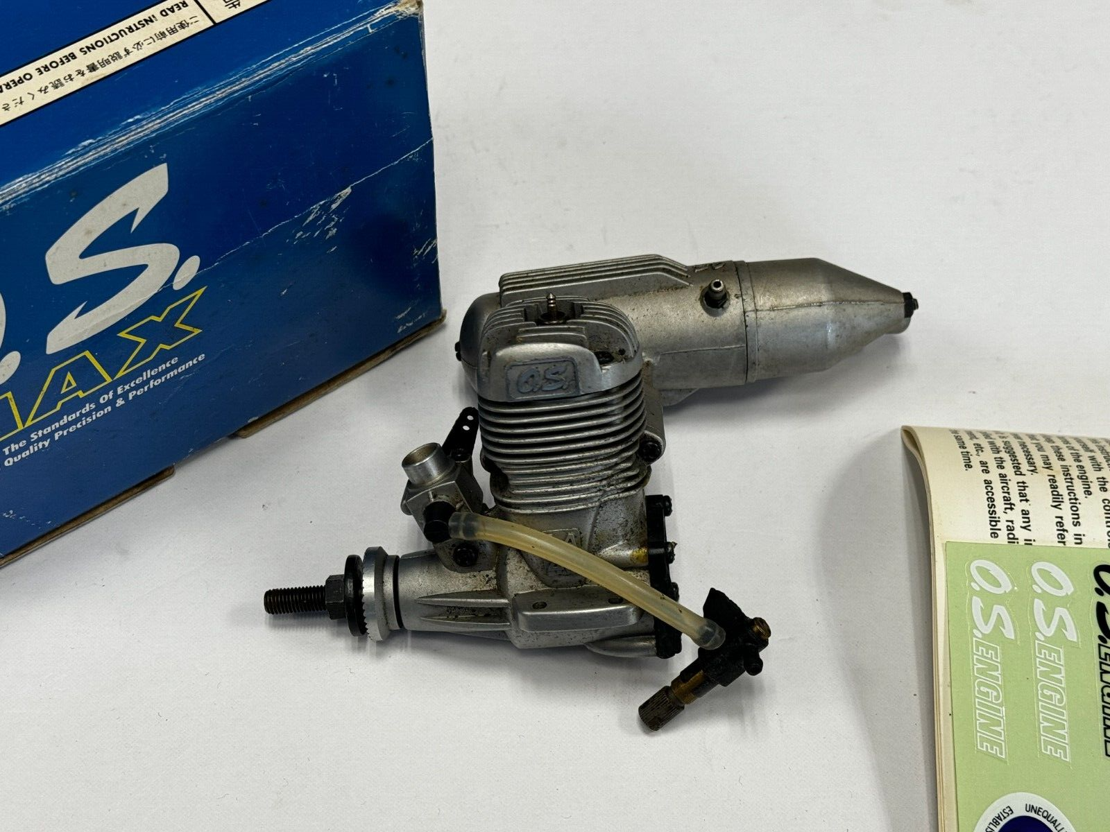 Nice O.S. OS .40 40 LA Two Stroke Nitro RC Remote Control Airplane Engine