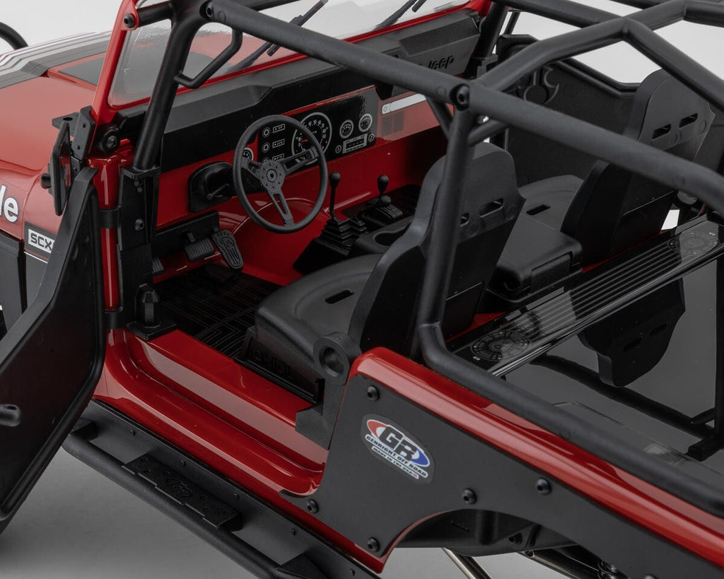 Axial SCX10 III Jeep CJ-7 RTR Ready To Run 4WD Rock Crawler (Red) [AXI03008T1]