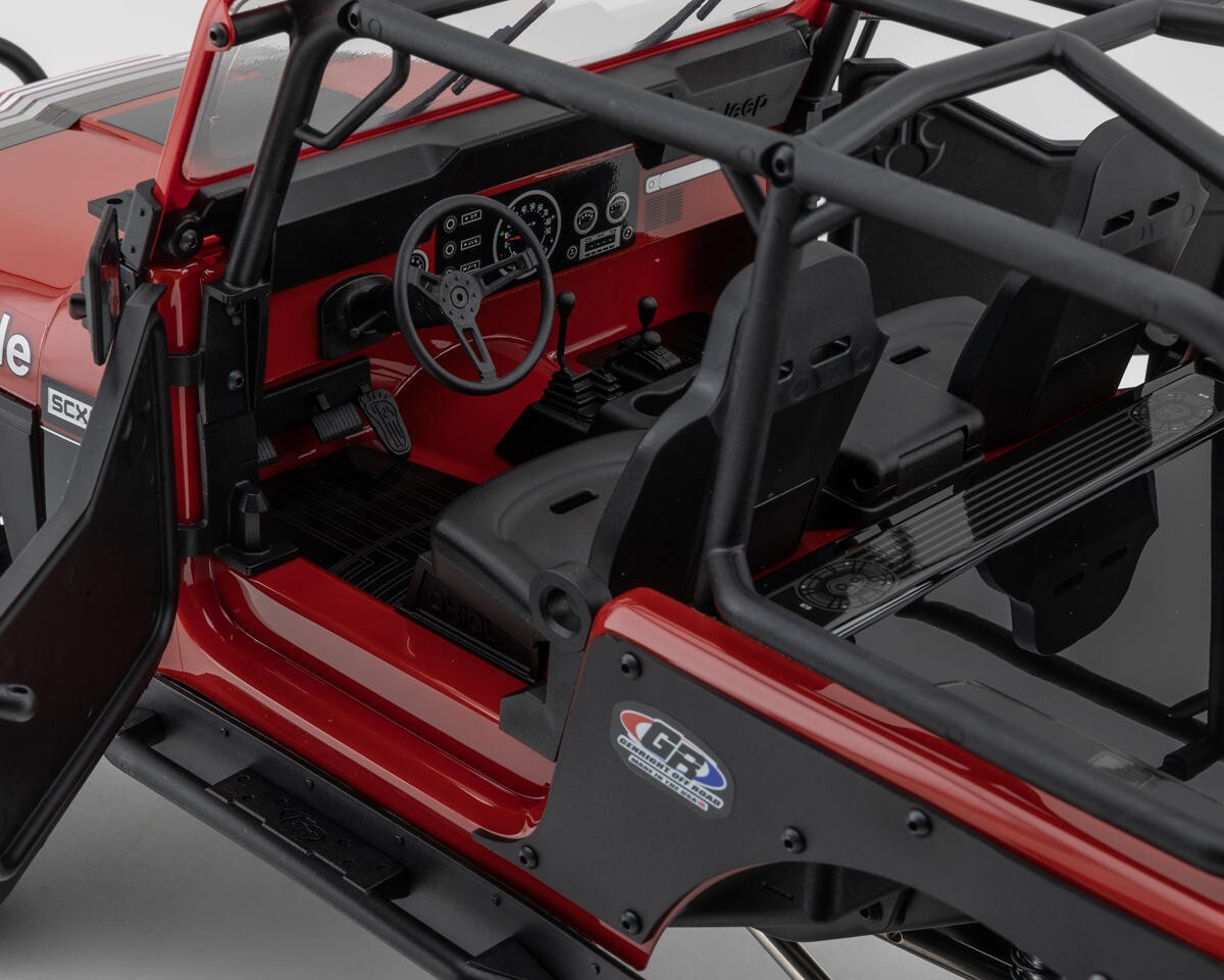 Axial SCX10 III Jeep CJ-7 RTR Ready To Run 4WD Rock Crawler (Red) [AXI03008T1]