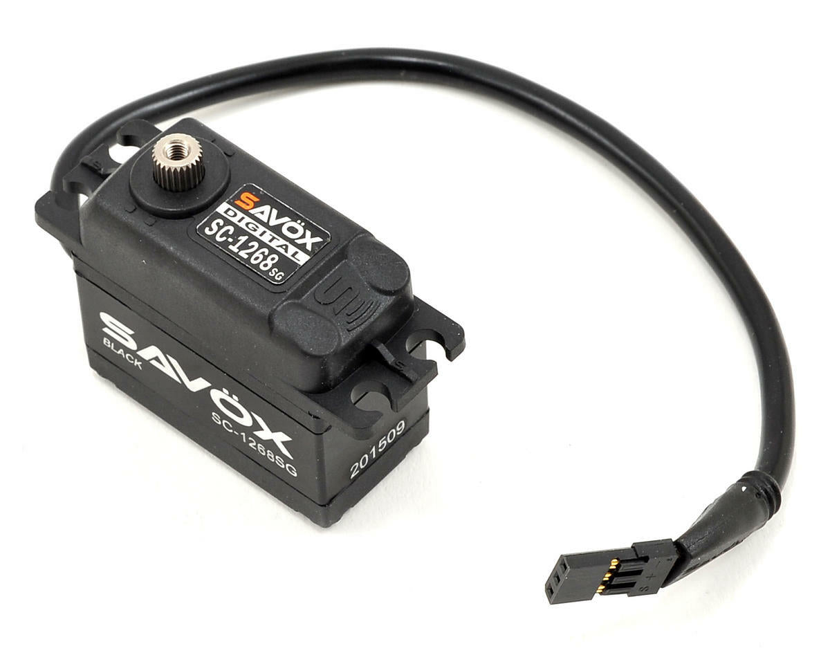 Savox SC-1268SG Black Edition High Torque Steel Gear RC Servo HV High Voltage