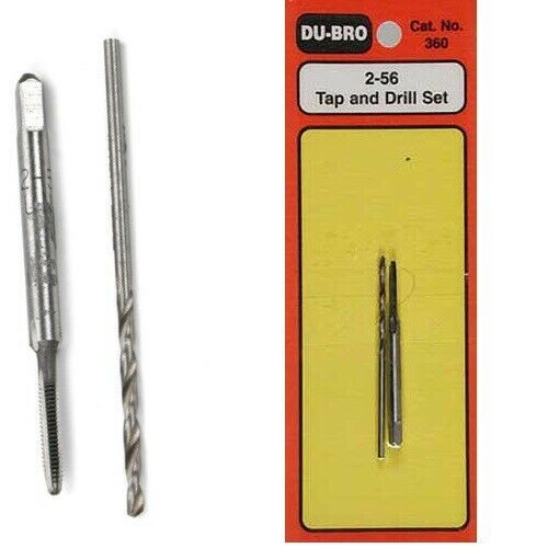 DU-BRO Dubro 360 RC Remote Control Airplane Tap & Drill Drills Set 2-56 DUB360